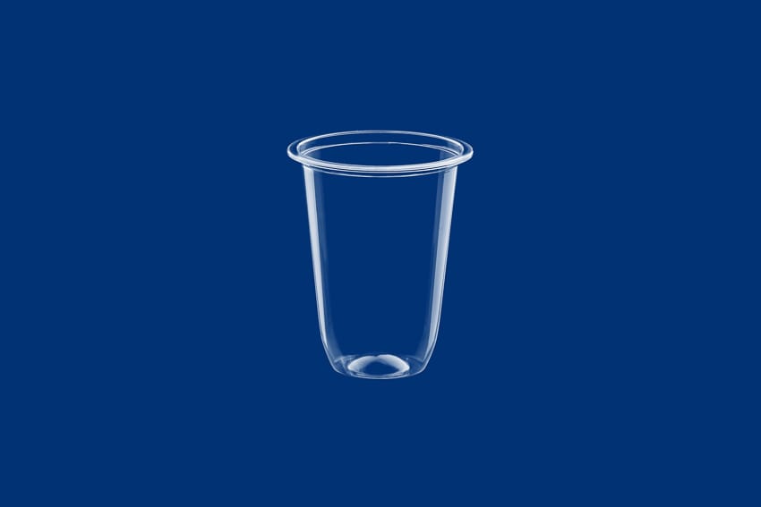 Poj. na sałatkę/deser PET okrągły 250ml  op.50 szt. (20) fi  76mm RPET **