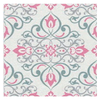 Serwetki 40x40cm flizelinowe skł.  wzór: róż Diamonds Composition   op.50 szt.