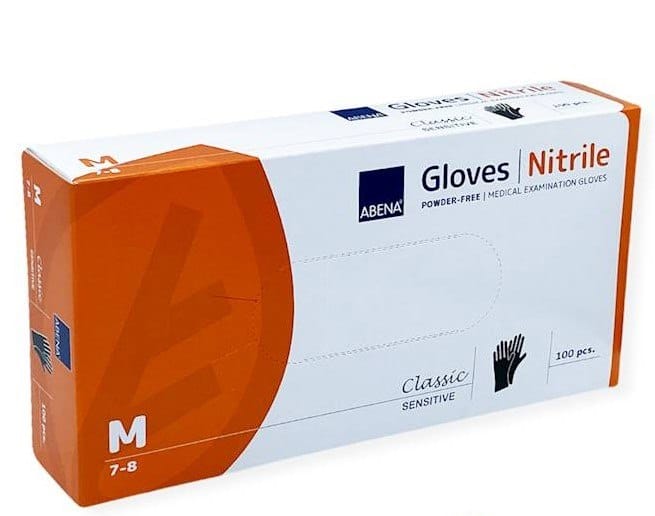 Rękawice nitrylowe  M  100szt.  czarne