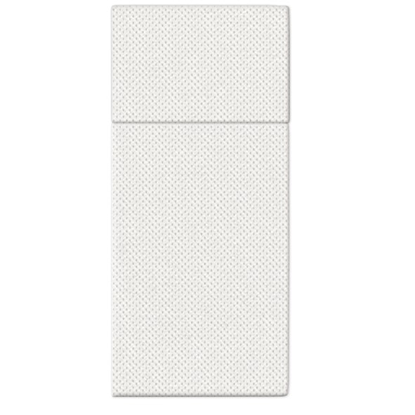 Kieszonki na sztućce - białe, SPP000101  op.50 szt.(8); kangurek