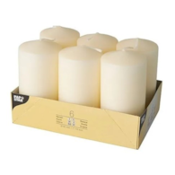 Świeca walec  60/115 kremowa  op.6 szt. (4) 17991