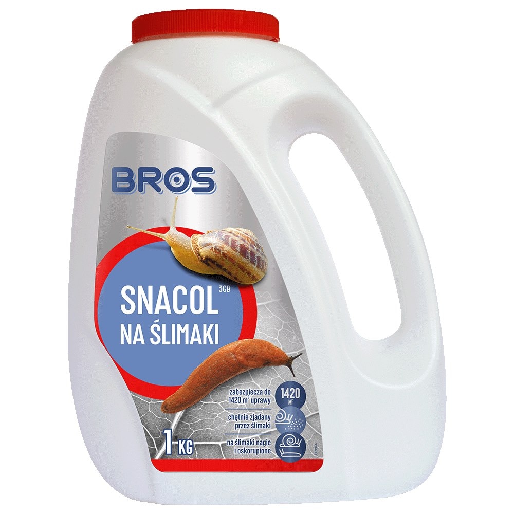 Bros  snacol na ślimaki 7522497 1,1kg