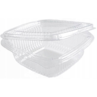 Poj. na sałatkę PET kwadrat.  250ml  op.100 szt. (6) HL-250 zamykany