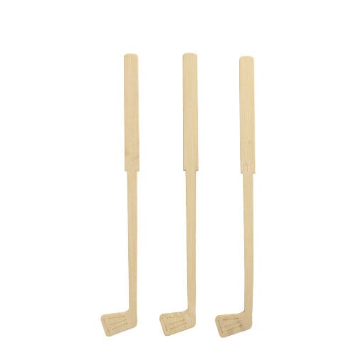 Mieszadełko bambusowe do drinków 15cm -  op.100 szt.  Golf  (10) 88419