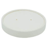 Przykrywka do poj. papier. biał. na zupę 350ml - op.25 szt. (20) papier. biała  44109  śr.90