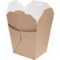 Poj. Kebab Box  700ml  op.50 szt. (4) brązowy  BIO106CHI **
