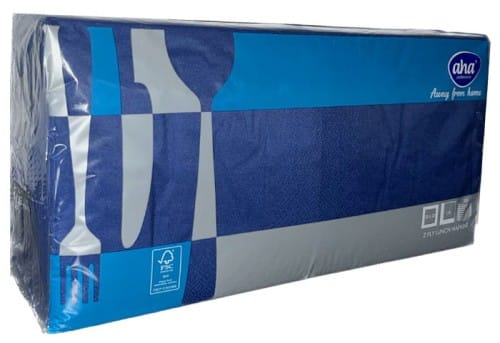 Serwetki 33x33cm  skł. 2-warst.  op.250 szt. granat AHA