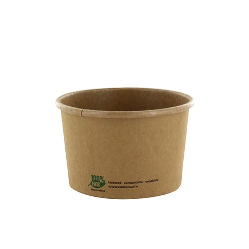 Poj. na zupę papier. brąz. 230ml   op.25 szt. (20)  PURE   87264