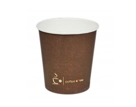 Kubek papier.nadruk  100ml  op.100 szt. (30) śr.60mm powl.   Coffee4You **