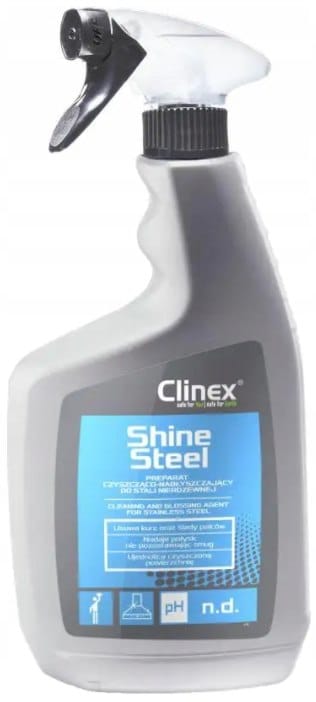 Płyn do nabłyszczania stali  Clinex Shine Steel 0,65l
