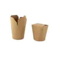 Poj. Kebab Box  750ml  op.50 szt. (10) brązowy  plastic free **