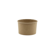 Poj. na lody papier. 130ml  op.25 szt. (40) Kraft  brązowe