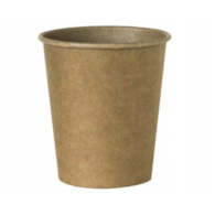 Kubek papierowy 300ml  śr.90mm powl.  kraftowy ciemny   50szt.