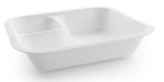 Pojemnik z trzciny cukrowej 550ml  z dipem   50szt.