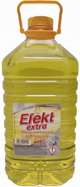 Płyn do naczyń      5L Efekt Extra 6% Cytryna  PET butelka