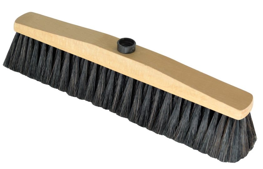 Miotła drewniana York z naturalnym włosiem, 40cm - zapas