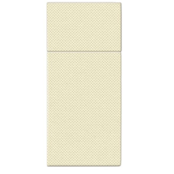 Kieszonki na sztućce - kremowe, SPP000111  op.50 szt. (8); kangurek