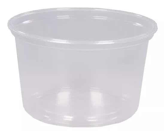 Poj. na sałatkę PET okrągły  300ml  op.50 szt. (10)  fi 101mm TUS101**
