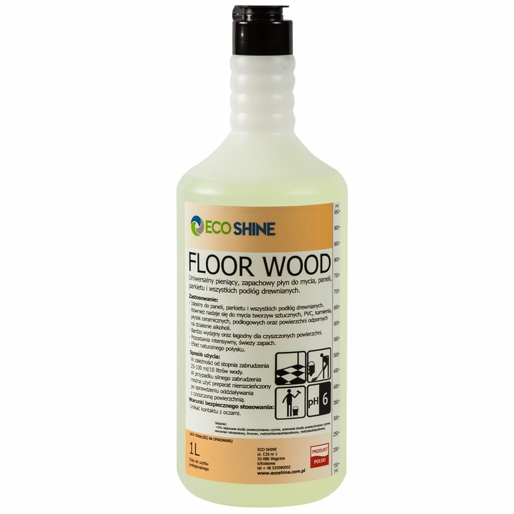Płyn do mycia podłóg  Floor Wood 1l;  panele/parkiet/drewno **