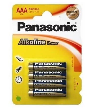 Bateria LR03 AAA Panasonic  op.4 szt. Alk.Power