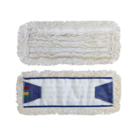 Mop płaski zapas  50cm; Economy SAP202, bawełniany z zakładkami (stelaż: HFF102, ST023, HFF104)