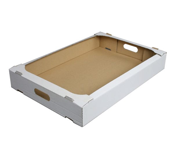 Pudełko  na pączki; 41x61x8,5 op.50 szt. (z półką wokół ) szaro- szare   *W/M*