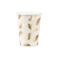 Kubek papier. 260ml  op.6 szt. powl. - Lovely Swan **