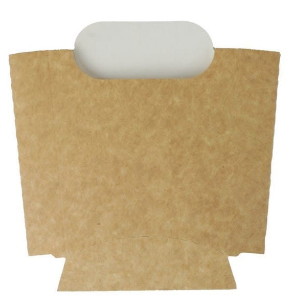 Pudełko Frytka 100g  bez nadruku biało-brąz.  22420 op.500 szt. **