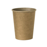 Kubek papierowy 400ml  śr.90mm powlekany PE,  kraftowy   50szt.