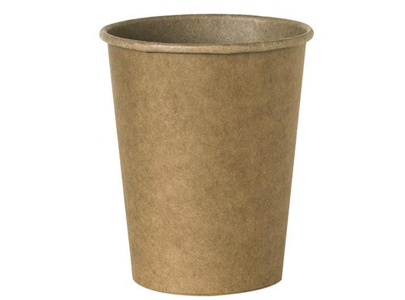 Kubek papierowy 400ml  śr.90mm powlekany PE,  kraftowy   50szt.