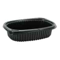 Poj. na obiad PP 1-dziel.  op.40 szt. (12)  19x14x4,8cm  600ml  COOK600N czarny **