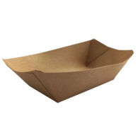 Tacki tekturowe brązowe  M  Łódka   50szt.