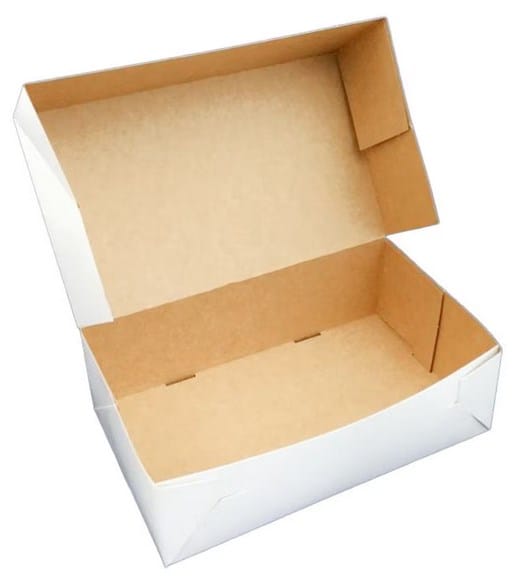 Pudełko 25x15x8cm biało/br op.50 szt. (5) 223014 ++