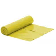 Worki na śmieci LD  120l 25szt. żółte   mocne