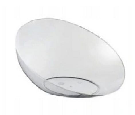 TALERZYK Fingerfood kryst. OVAL PS  śr.9cm  op.24 szt. (20)