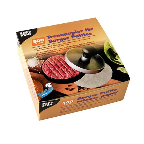 PRZEKŁADKA PAPIER. DO BURGERÓW śr.13cm  op.500 szt. (16) 87816