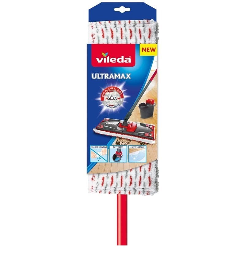 Mop zestaw  płaski  Vileda Ultramax; mop  + kij