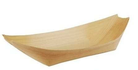 Miseczka Fingerfood drewniany, łódka  16,5x8,5  op.50 szt. (10) 84416
