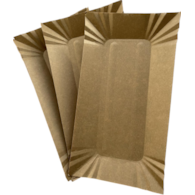 Tacki papier. 13x20cm  op.100 szt.  brązowe  Kraft    14/20  ST