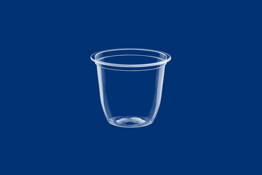 Poj. na sałatkę/deser PET okrągły 300ml  op.50 szt. (16)  RPET  (DELI300C) 7930 POPC fi 95mm