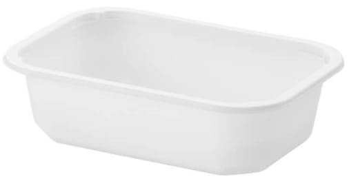 Poj. do zgrzewu 1-dz.biały, 160/112/45;  500ml  T-1  MINI  (528/k) 3466  B  ##**