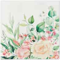 Serwetki 40x40cm flizelinowe skł.  wzór: kwiaty  Floral Moments   op.50 szt. (8)