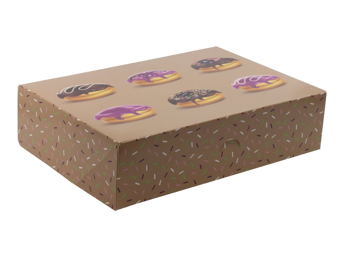 Pudełko 31x22x8 Pączki /Beżowe op.150 szt.  3669