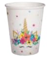 Kubek papier. 250ml  op.10 szt. (12) powl. - Unicorn Party PC1003400