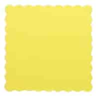 Serwetki 15x15cm ząb. tł.  op.120 szt. (80) żółte 11-02