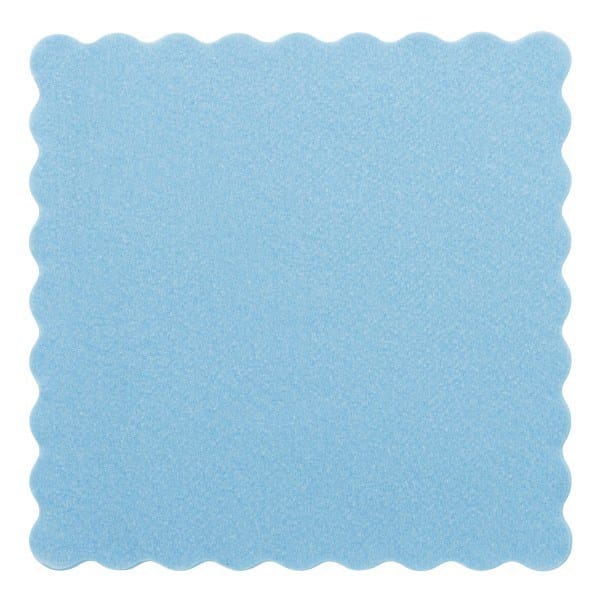 Serwetki 15x15cm ząb. tł.  op.120 szt. (80) błękitne 11-06