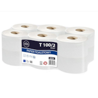 Papier toaletowy BIGROLA biały  2-warst. celuloza  90m  12 rolek