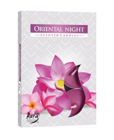 Świeczki-podgrzewacze zapachowe  op.6 szt. p15-272  orientalna noc; Aura