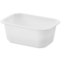 Poj. do zgrzewu 1-dz.biały, 160/112/66;  700ml  T-1  MINI  (432/k) 3468  B  ##**