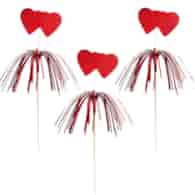 Wykałaczki bankietowe  op.100 szt. 22cm;  Party    czerwone -  Amore